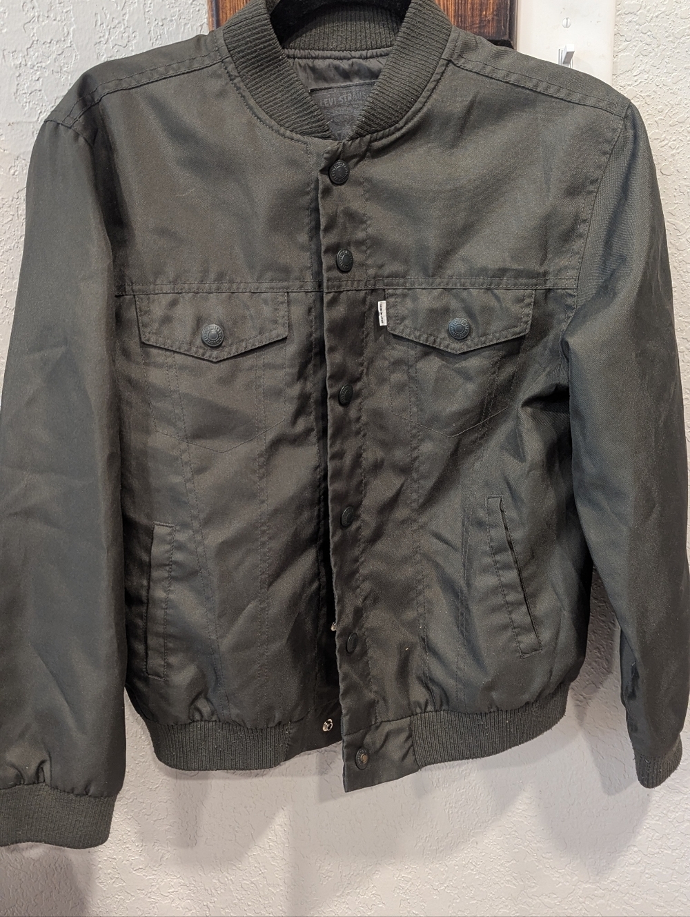 Levi's Boys Dark Olive Bomber Jacket